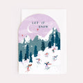 Let It Snow Christmas Card
