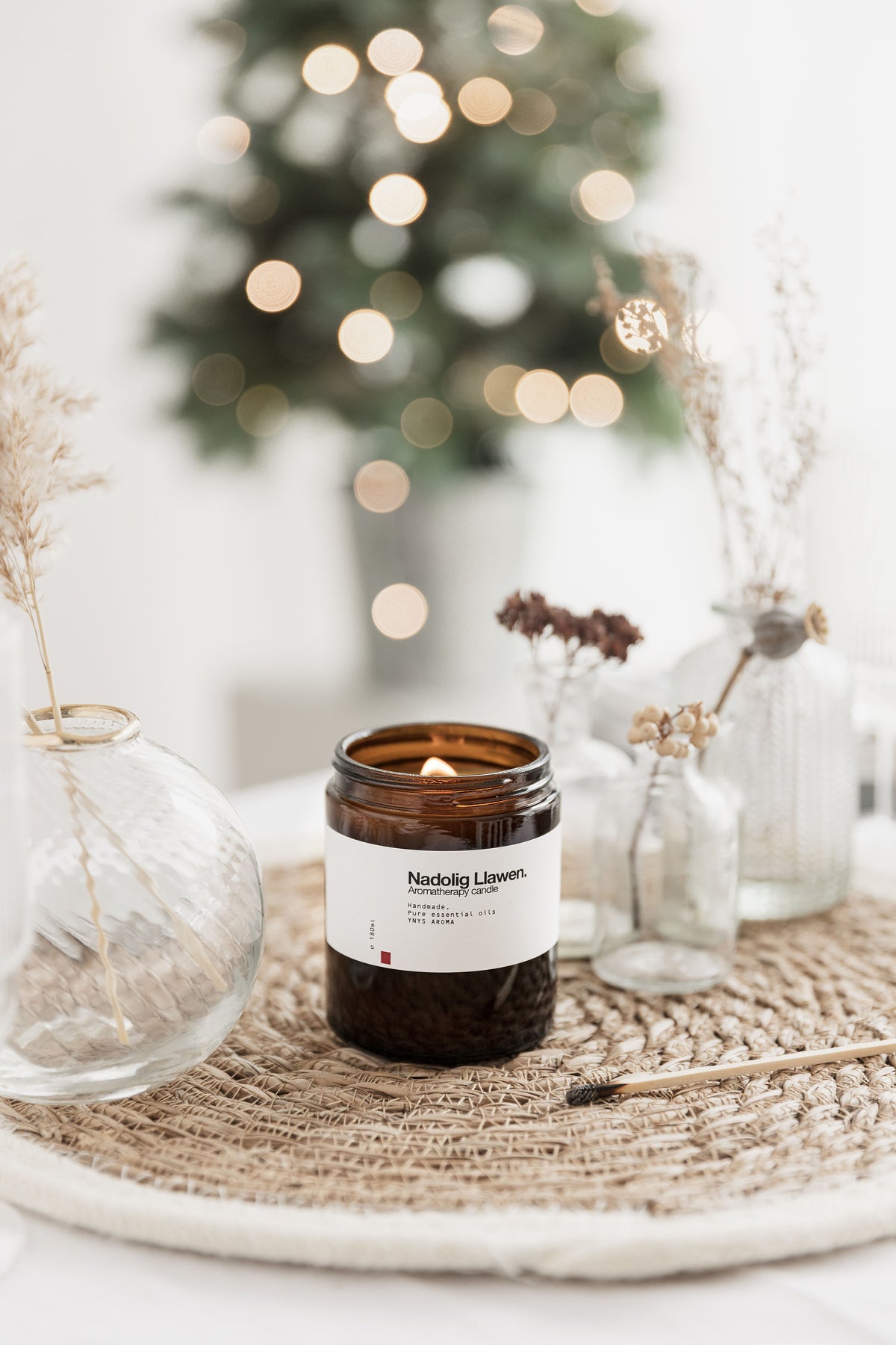 Nadolig Llawen Aromatherapy Candle