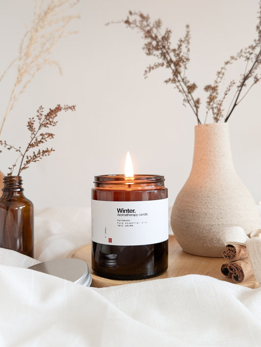 Winter Aromatherapy Candle