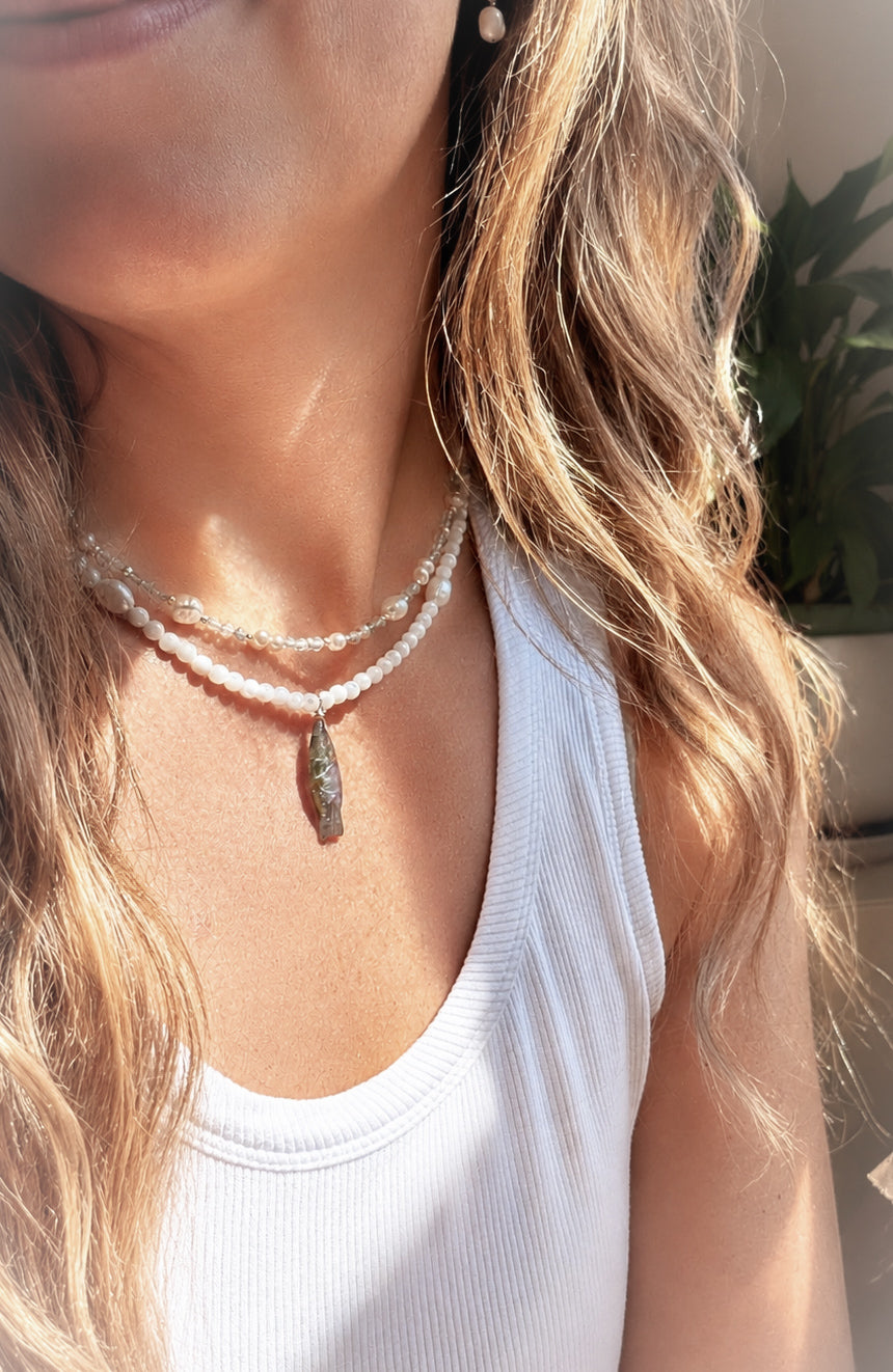Cove Gemstone Necklace