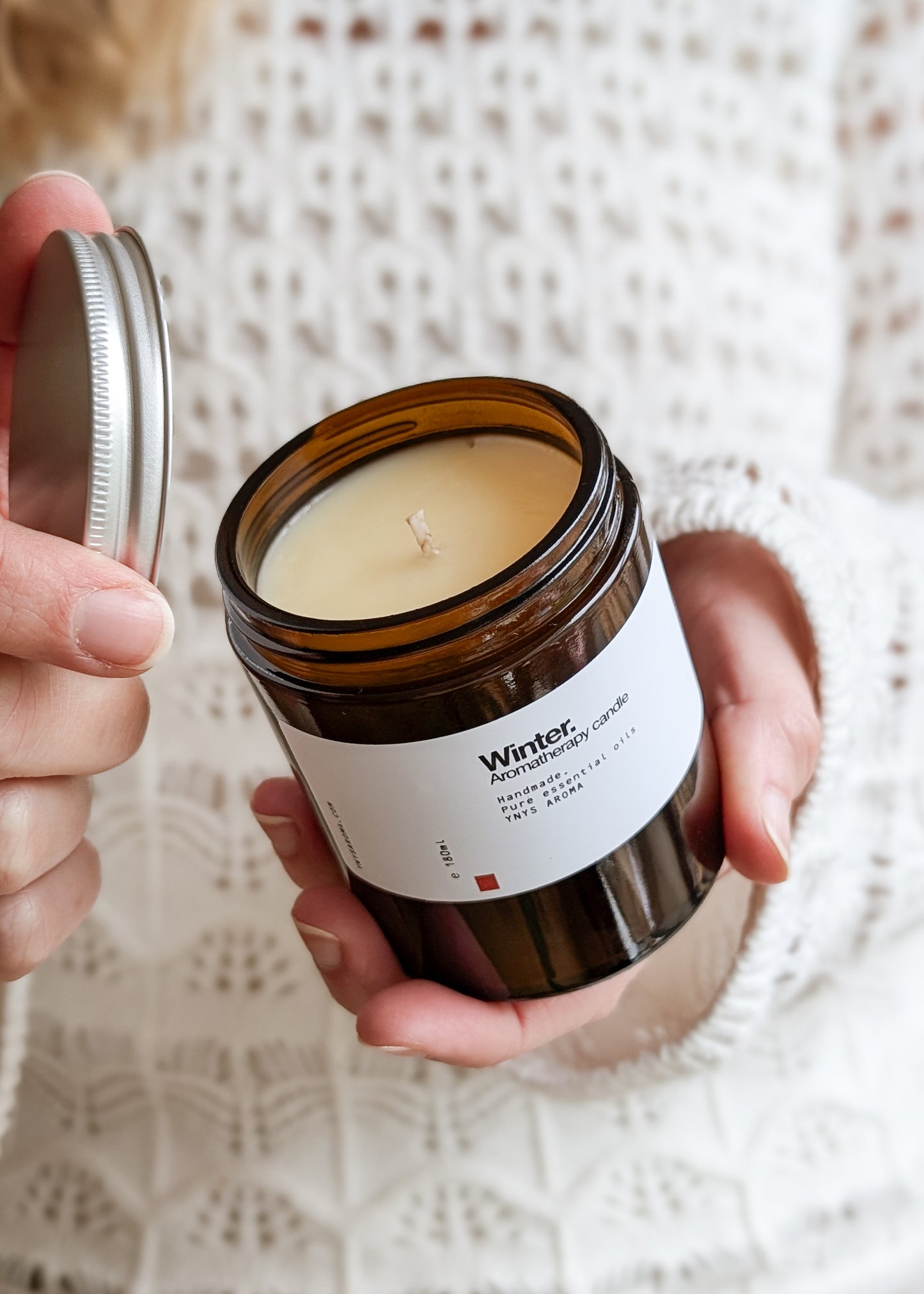 Winter Aromatherapy Candle