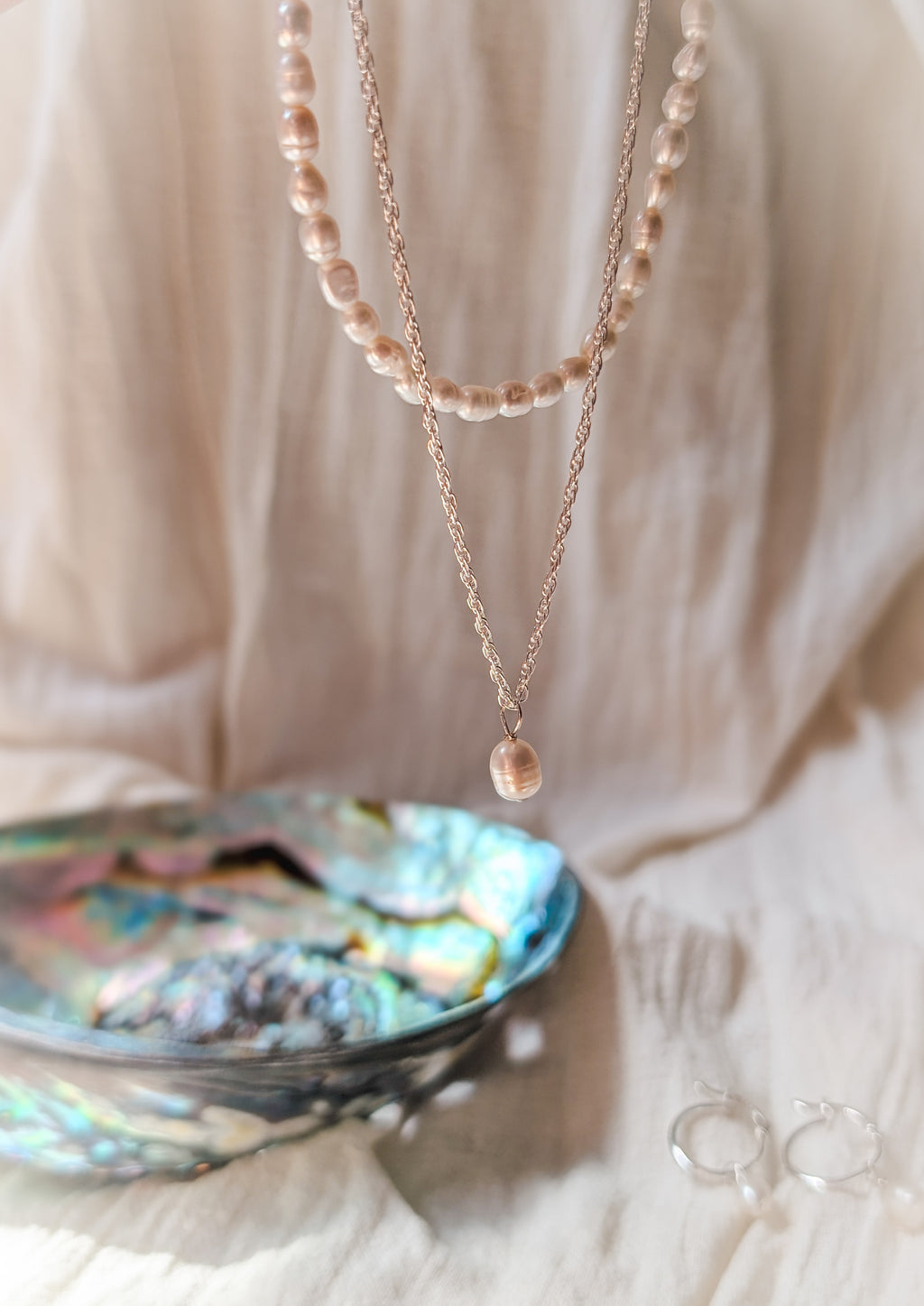 Freshwater Pearl Drop Necklace