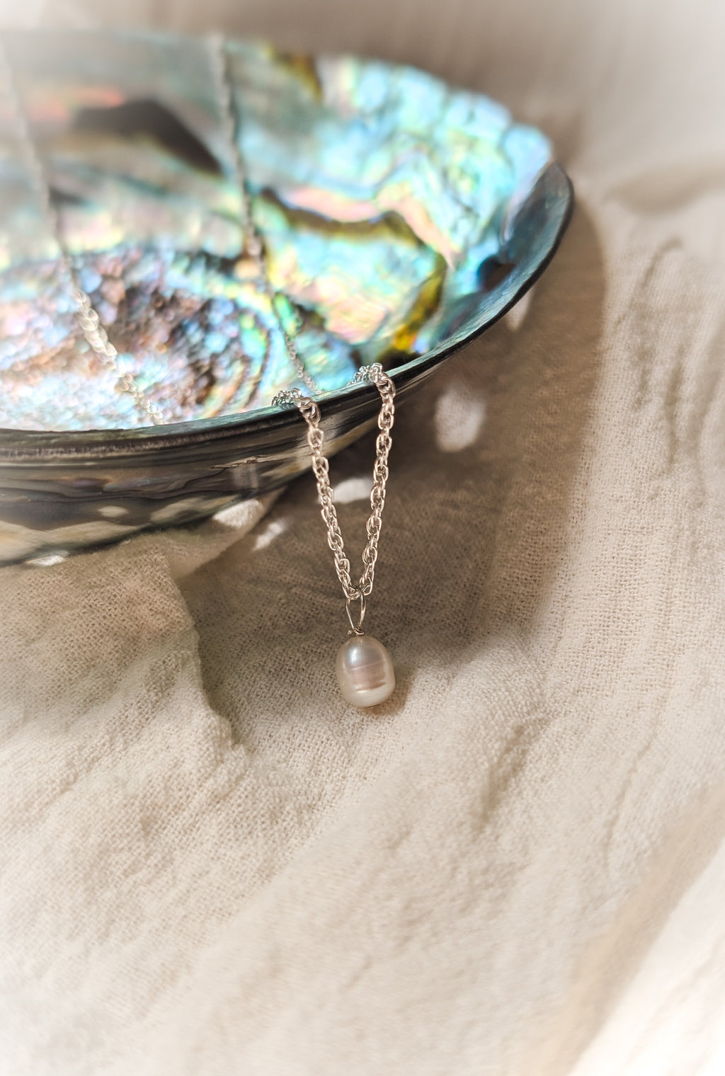 Freshwater Pearl Drop Necklace