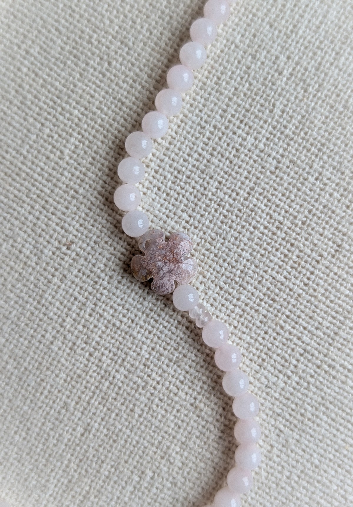 Rose Quartz Gemstone Necklace