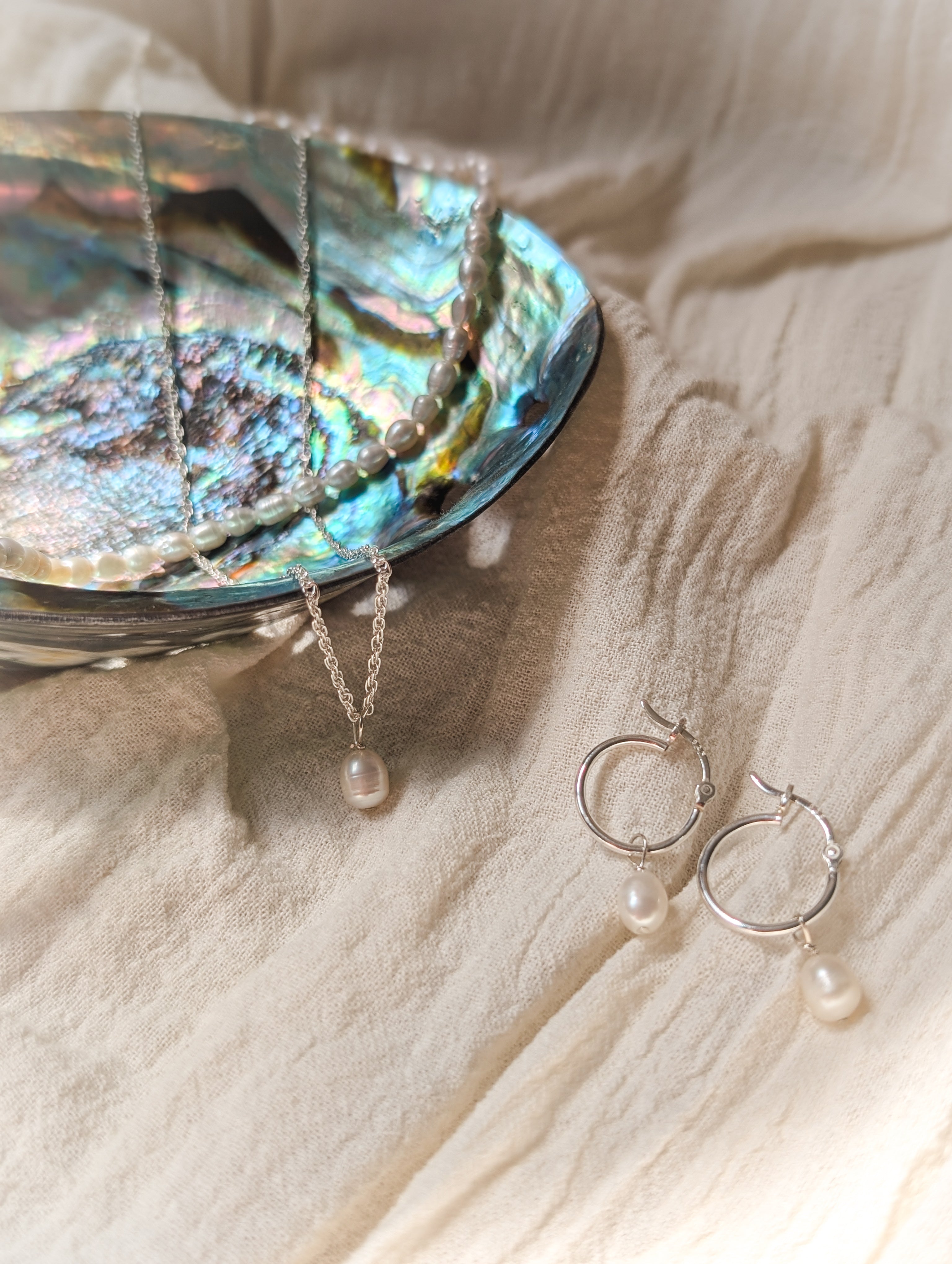 Freshwater Pearl Drop Necklace