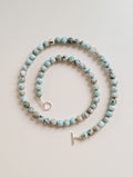 Larimar Gemstone Beaded Necklace