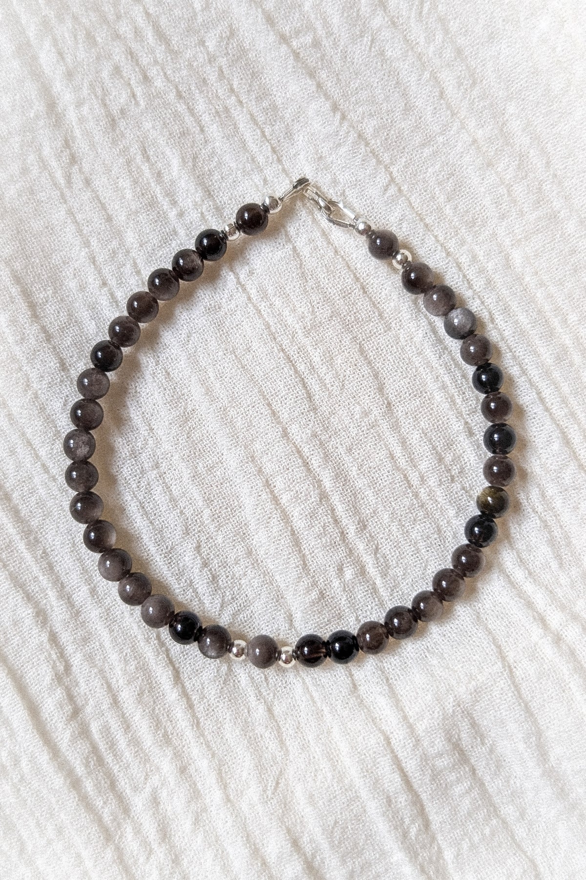 Obsidian Gemstone Bracelet