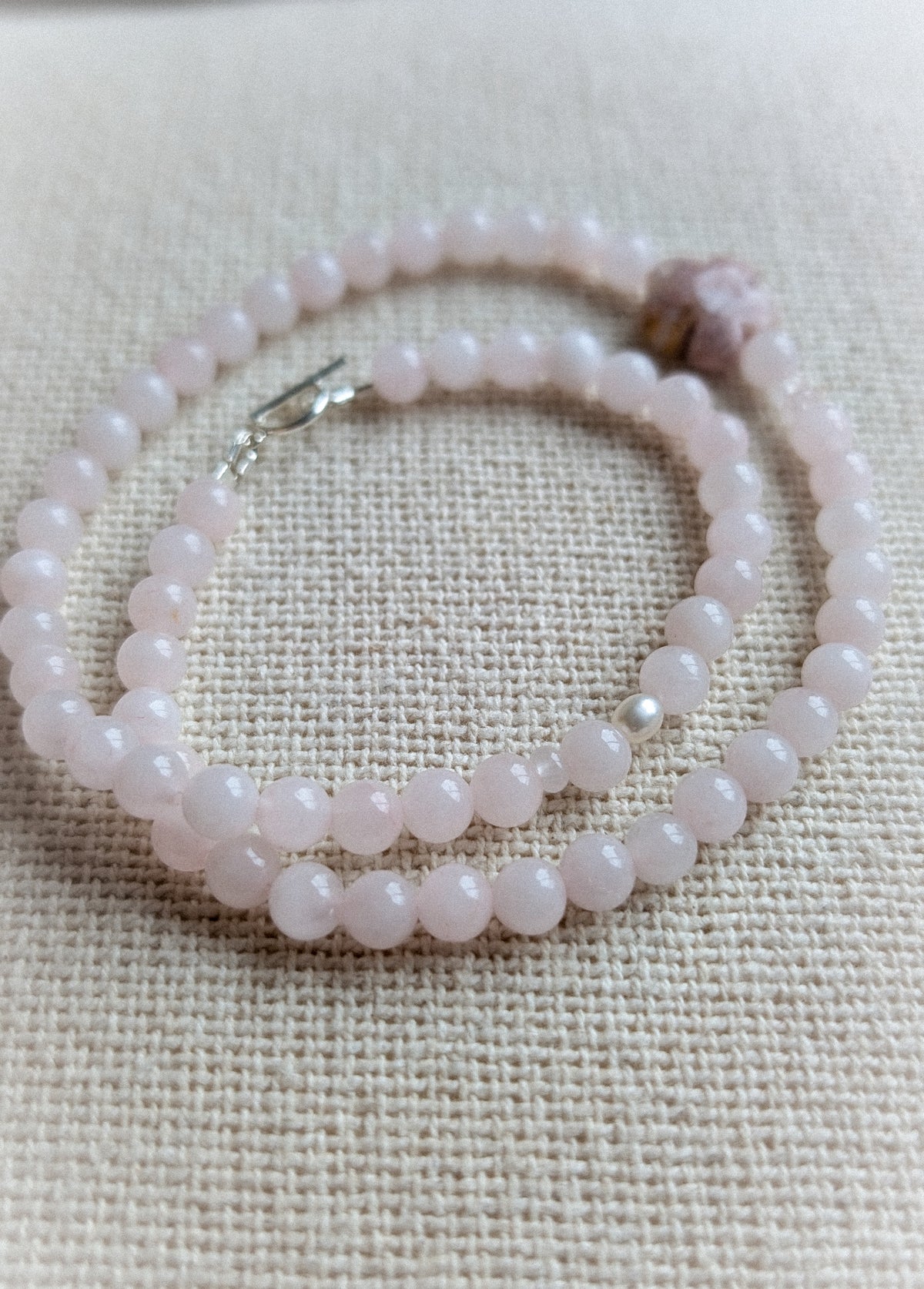 Rose Quartz Gemstone Necklace
