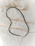 Moss Agate Beaded Necklace